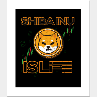 Shiba inu Is Life Posters and Art